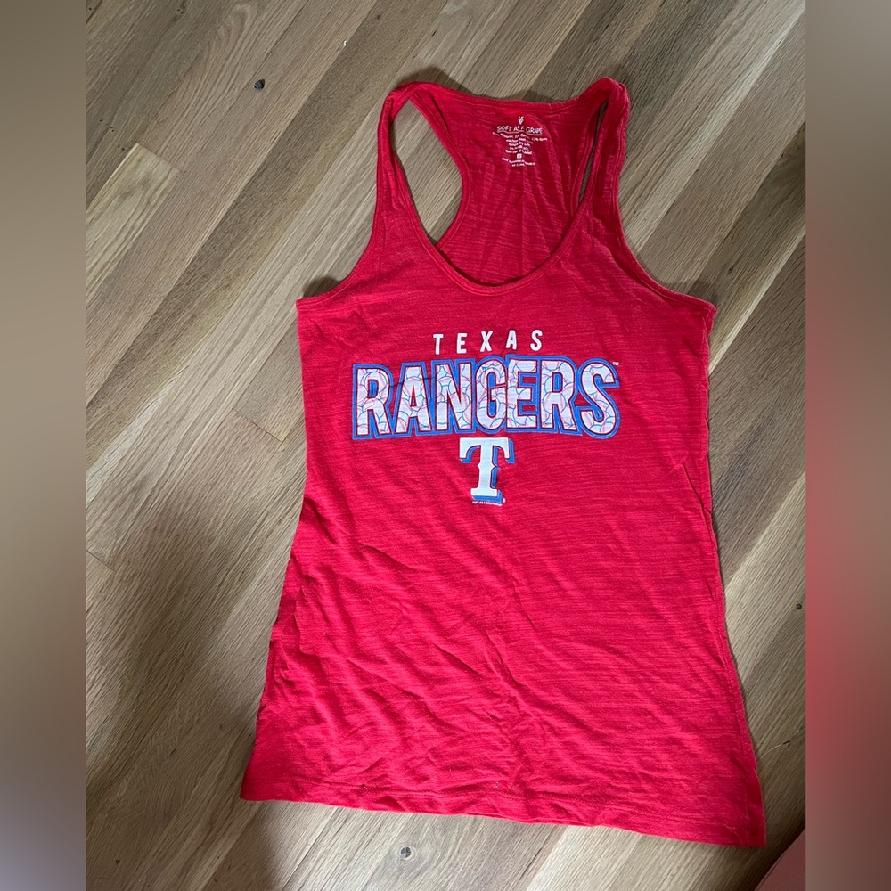 Texas Rangers tank top